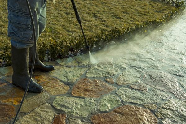 Stone Power Washing in Cherry Hill