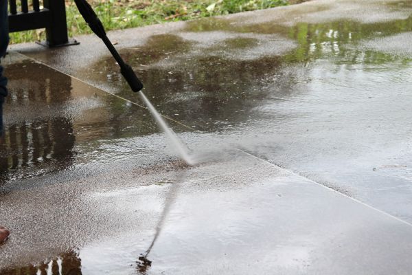 Concrete Deck Cleaning in Cherry Hill