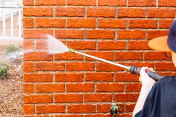 Wall Pressure Washing in Cherry Hill