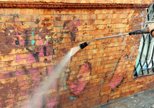 Brick Graffiti Cleaning in Cherry Hill